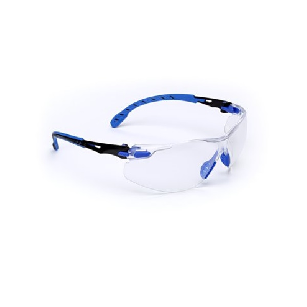 GLASSES, ANTI-FOG, BLACK/BLUE - Anti-Fog Lens